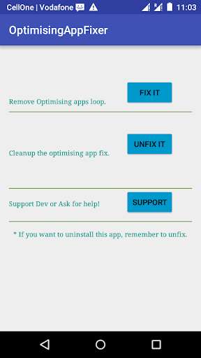 Play APK Optimizing Apps fix [ROOT]  and enjoy Optimizing Apps fix [ROOT] with UptoPlay in.co.giis.optimisingappfixer